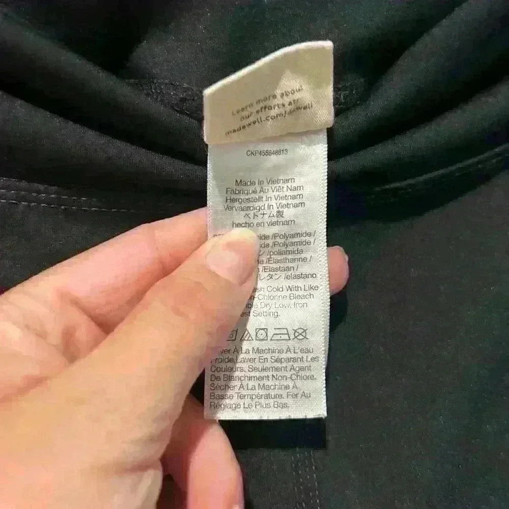 Madewell black high rise 25 inch leggings EUC - Picture 5 of 5